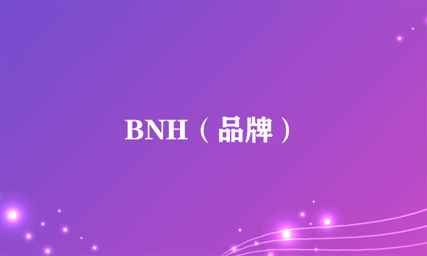 BNH（品牌）