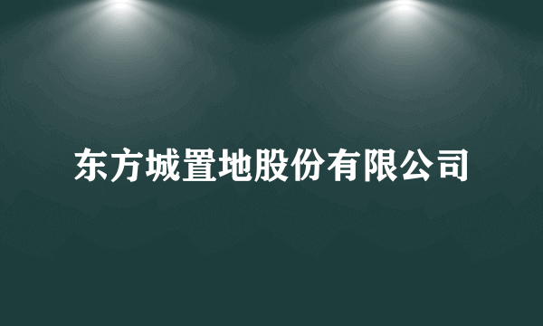 东方城置地股份有限公司