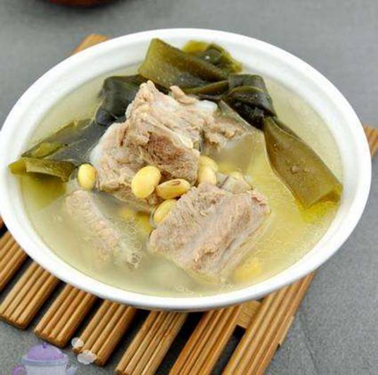 海带黄豆排骨汤