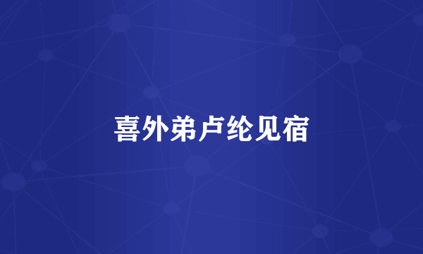 喜外弟卢纶见宿