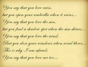 I Am Afraid