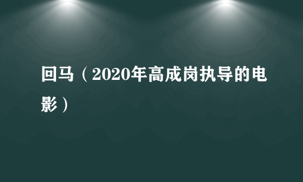 回马（2020年高成岗执导的电影）