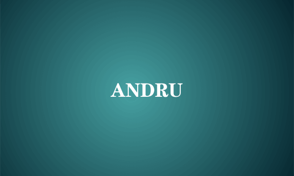 ANDRU