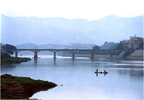 汀江（珠江水系西江支流桂江的支流）