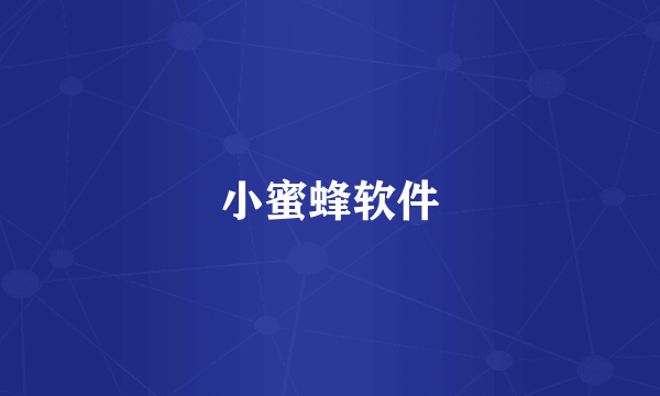 小蜜蜂软件