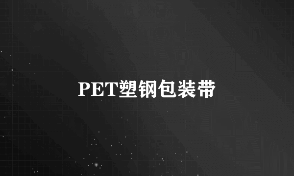 PET塑钢包装带