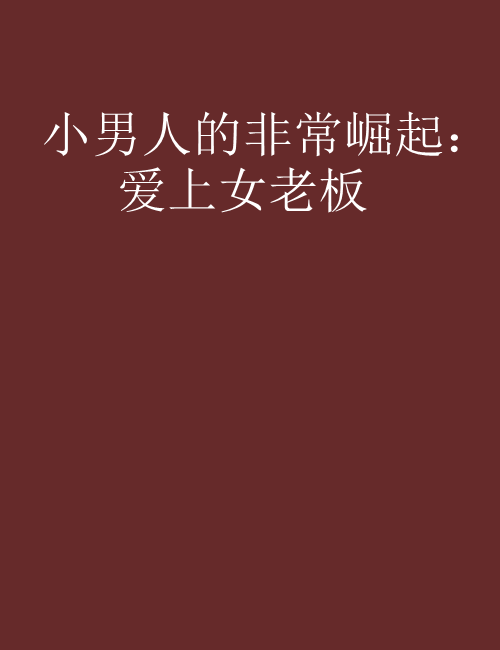 小男人的非常崛起：爱上女老板