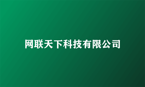 网联天下科技有限公司