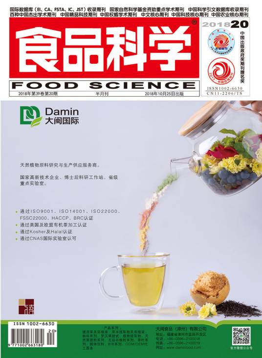 食品科学(北京食品科学研究院主办期刊)