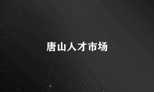 唐山人才市场