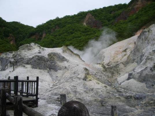 地狱谷（日本北海道登别市地狱谷）