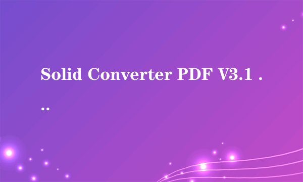 Solid Converter PDF V3.1 build 437