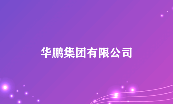 华鹏集团有限公司
