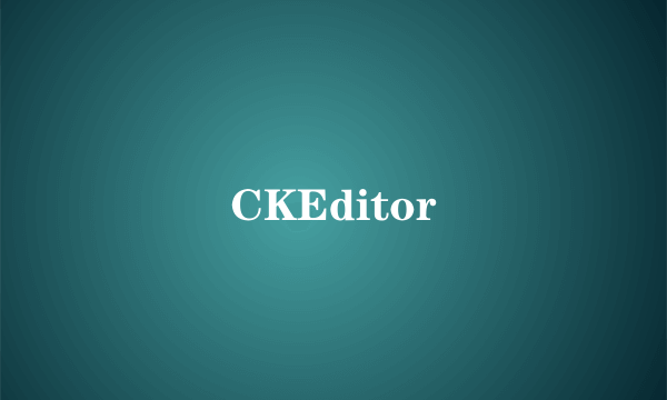 CKEditor