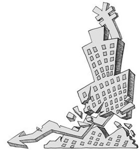 崩盘（股市用语）