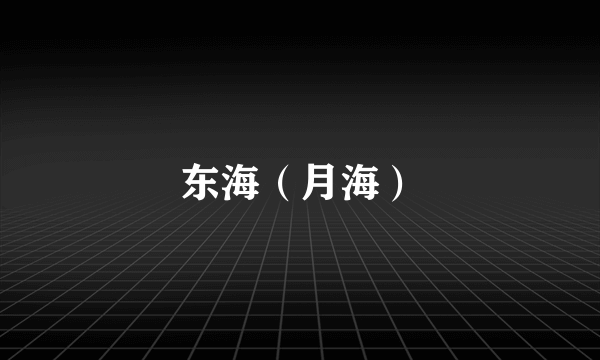 东海（月海）