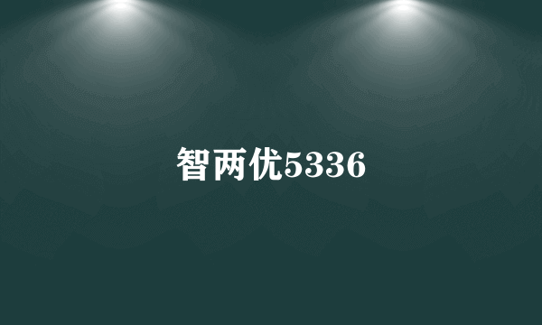 智两优5336