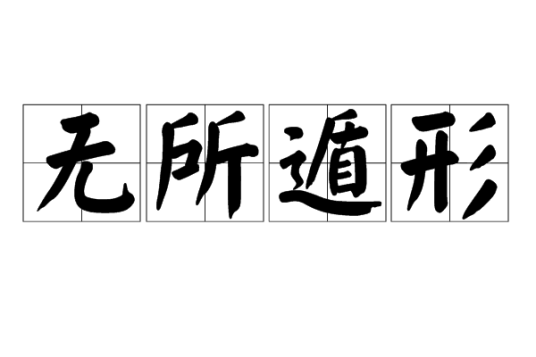 无所遁形（成语）