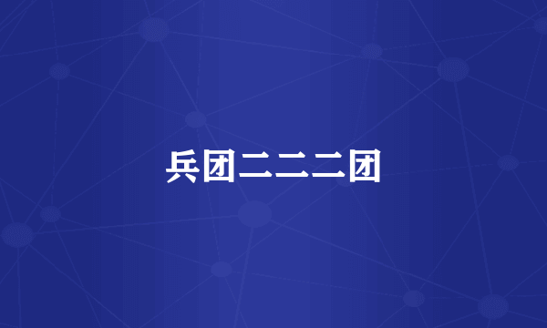 兵团二二二团
