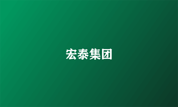 宏泰集团