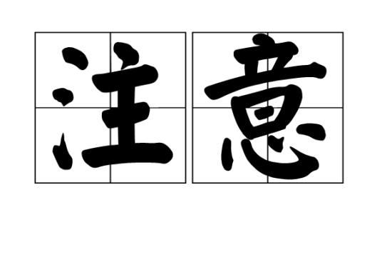 注意（汉语词语）