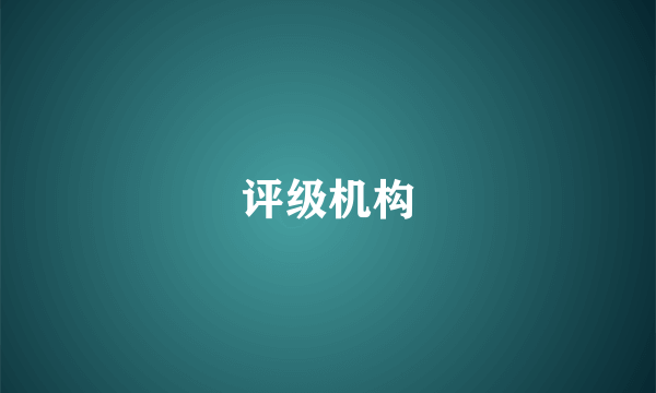 评级机构