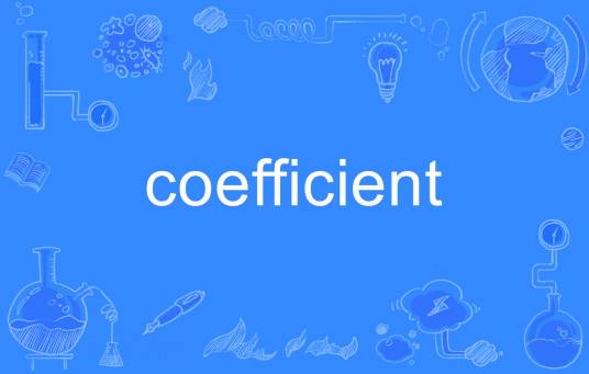coefficient