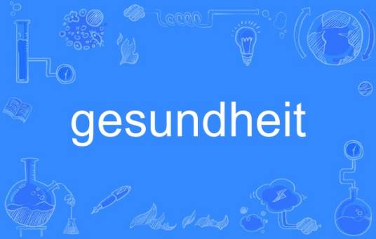 gesundheit（德语单词）