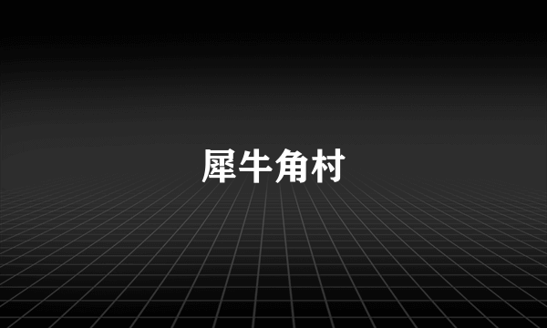 犀牛角村