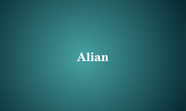 Alian