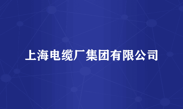 上海电缆厂集团有限公司